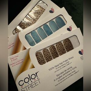Color Street Nail Polish Strips lot - animal print - retired